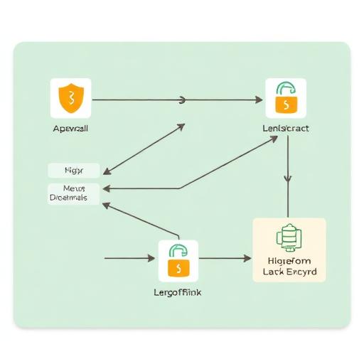 Nginx reverse proxy diagram with Let’s Encrypt TLS termination